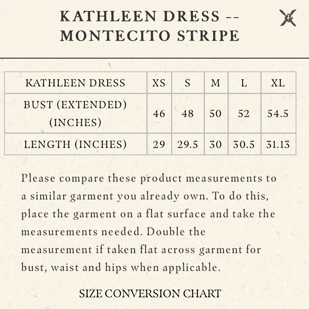 DOEN Kathleen Dress in Montecito Stripe - XS - NWOT - Picture 16 of 16